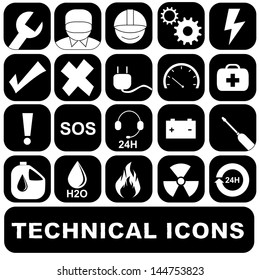 20 Technical Icons For Web and Mobile