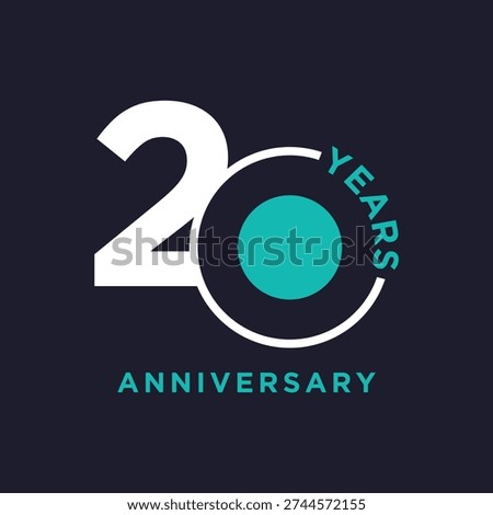 20 Years anniversary  celebrating logo design inspiration