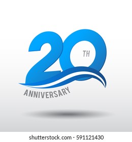 20 Years Anniversary Celebration Design