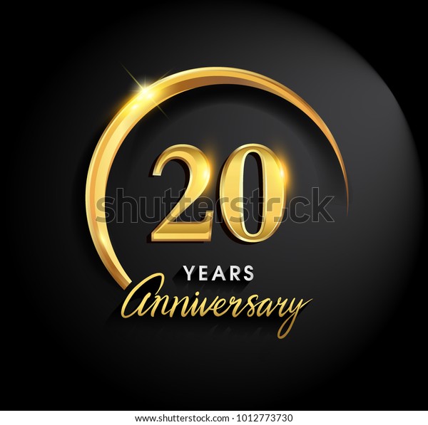 Ans De Celebration Logo D Anniversaire Image Vectorielle De Stock Libre De Droits