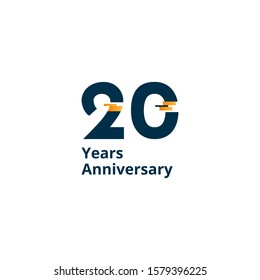 20 Years anniversary design template