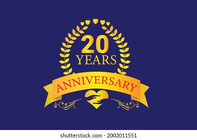 20 years anniversary new logo design