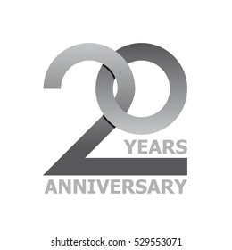 20 Years Anniversary Symbol Vector