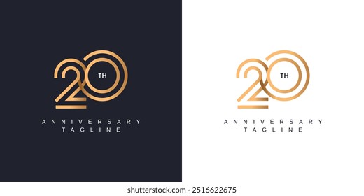 20 years anniversary template design