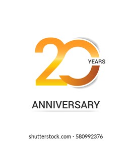 3,638 20th Years Golden Anniversary Logo Images, Stock Photos & Vectors ...