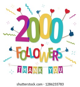 2000 folleowers thank you