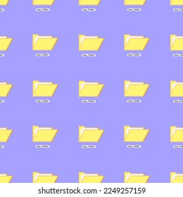 2000s y2k style groovy trippy seamless pattern Old pc game 90s aesthetic. Pixel icon folder
