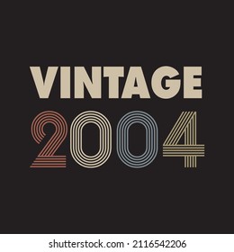 2004 vector vintage retro t shirt design 