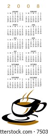 2008 coffee calendar