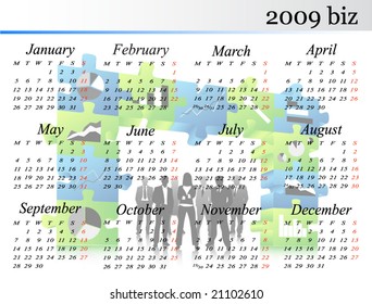 2009 biz calendar
