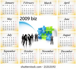 2009 biz calendar