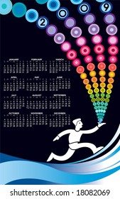 A 2009 calendar that celebrates the joy of living