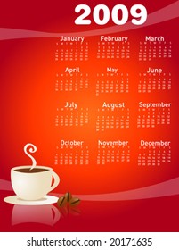 2009 coffee calendar