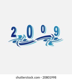 2009 new year composition