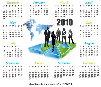 2010 business calendar