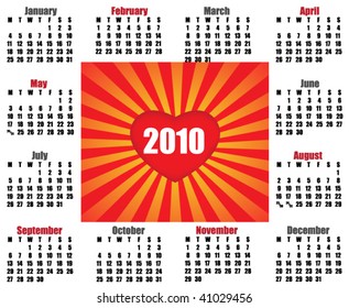 2010 calendar