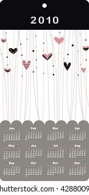 2010 calendar illustration