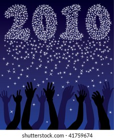 2010 vector background