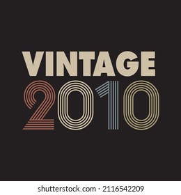2010 vector vintage retro t shirt design 