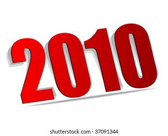 2010 year vector illustration 2010 year vector illustration