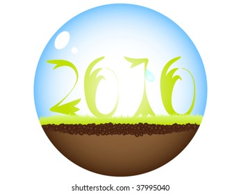 Ilustración vectorial de 2010
