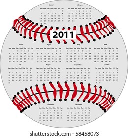 2011 Baseball Calendar