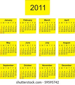 2011 Calander