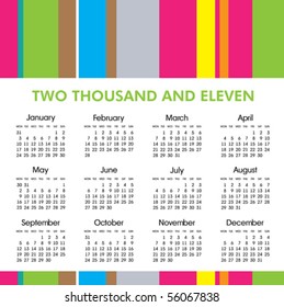 2011 Calendar