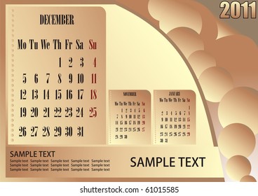 2011 calendar