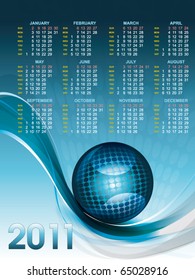 2011 Calendar  Abstract