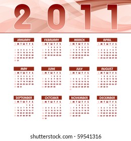 2011 Calendar. Abstract Background.