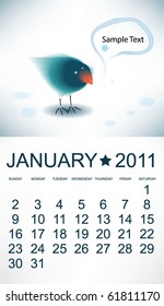 2011 Calendar January