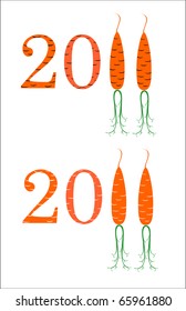 2011 figures from the carrots, new year sing.