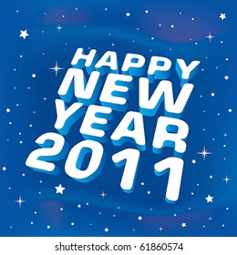 Tarjeta de felicitación de Año Nuevo 2011