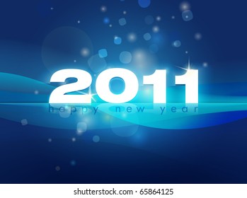 2011 New Year card | editable EPS 10 vector