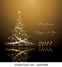 2011 new year card, vector AI8