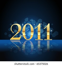 2011 new years card eps10
