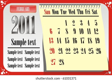 2011 us calendar