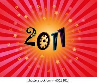 2011 vector background