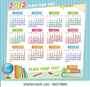 2012 calendar