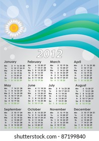 2012 Calendar