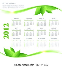 2012 calendar