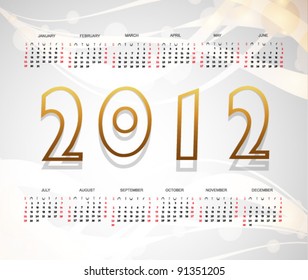 2012 calendar