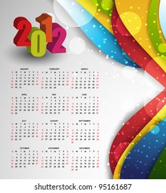 2012 calendar