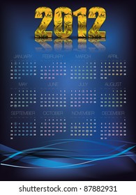 2012 Calendar Abstract for your design