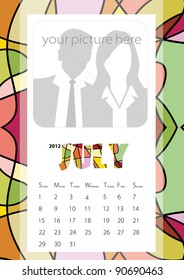 2012 calendar July