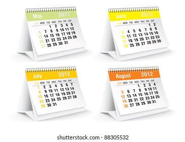 2012 desk calendar