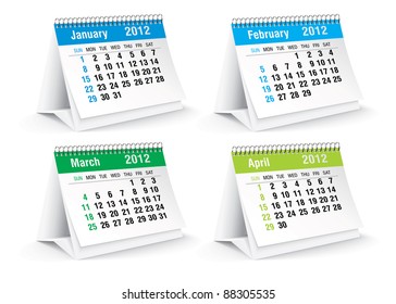 2012 desk calendar
