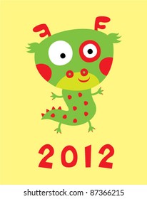 2012 dragon doodle