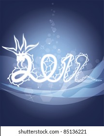 2012 Happy New Year background